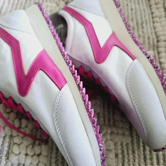 Rag & Bone retro runner with Fuchsia detail and speckled sole - Picture 3 of 10